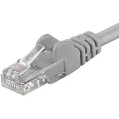 PremiumCord kabel sieciowy UTP CAT6, 15 m, szary