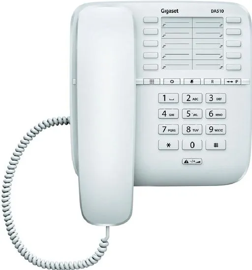 Gigaset telefon stacjonarny DA510, biały