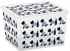 Kis pojemnik C-Box Cute Animals Cube, 27 l