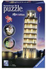 Ravensburger puzzle 3D Krzywa Wieża w Pizie nocą, 216 elementów