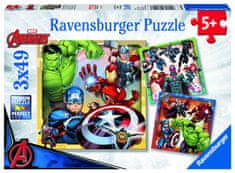 Ravensburger Disney puzzle Marvel Avengers 3x49 elementów
