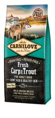 Carnilove sucha karma dla psów Dog Fresh Carp & Trout 12kg