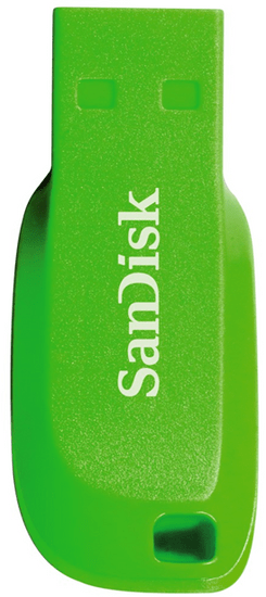 SanDisk FlashPen-Cruzer™ Blade 64 GB, zielony (SDCZ50C-064G-B35GE)