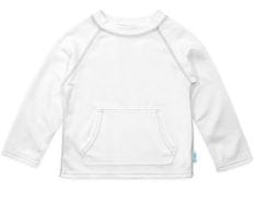 iPlay dziecięca oddychająca koszulka z filtrem UV 104 biała