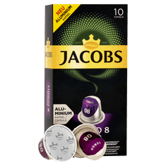 Jacobs kawa w kapsułkach Lungo Intenso Intenzita 8 - 100 aluminiowych kapsułek kompatybilnych z ekspresami Nespresso® *