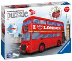 Ravensburger 3D Puzzle 125340 Londyński autobus 216 elementów