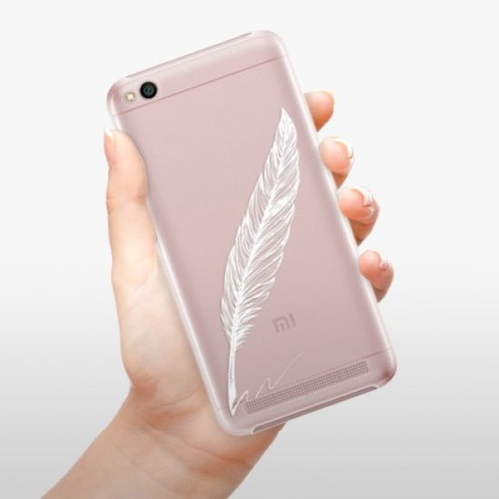 iSaprio Plastikowa obudowa - Writing By Feather - white na Xiaomi Redmi 5A