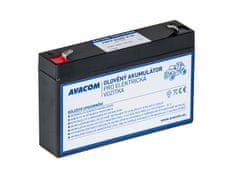 Avacom Zapasowy akumulator (akumulator ołowiowy) 6V 7Ah do wózka Peg Pérego F1