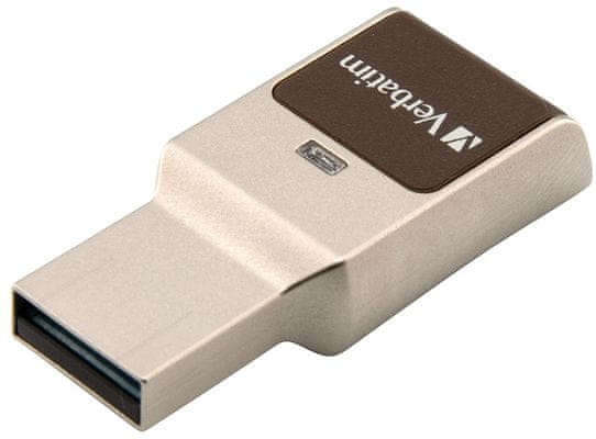 pamięć flash Verbatim szybka USB 3.0 szyfrowanie czytnik linii papilarnych ochrona danych