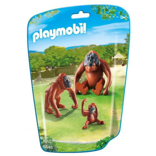 Playmobil Orangutany z młodym , 3 cyfry
