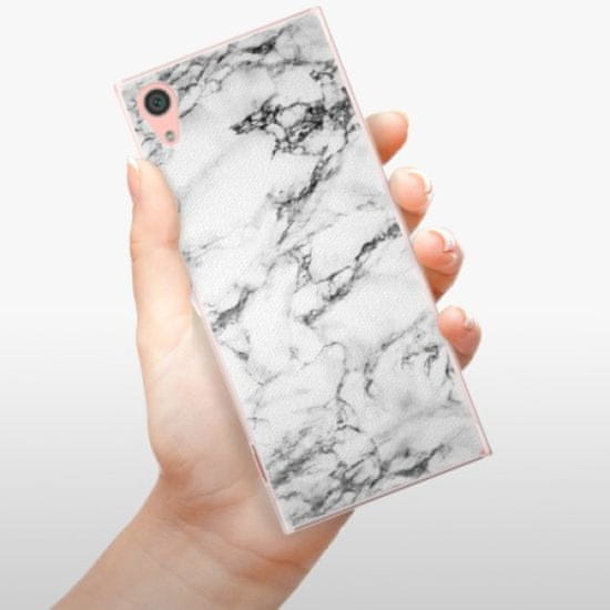 iSaprio Plastikowa obudowa - White Marble 01 na Sony Xperia XA1