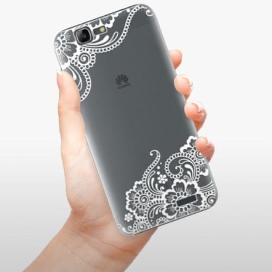 iSaprio Plastikowa obudowa - White Lace 02 na Huawei G7