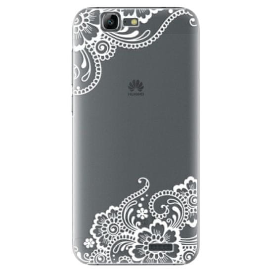 iSaprio Plastikowa obudowa - White Lace 02 na Huawei G7