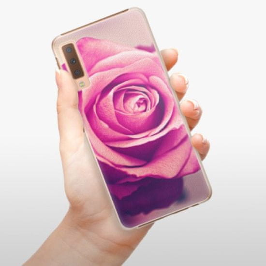 iSaprio Plastikowa obudowa - Pink Rose na Samsung Galaxy A7 (2018)