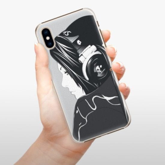 iSaprio Plastikowa obudowa - Headphones na iPhone XS