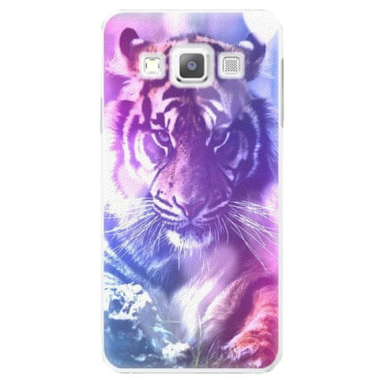 iSaprio Plastikowa obudowa - Purple Tiger na Samsung Galaxy A7