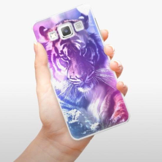 iSaprio Plastikowa obudowa - Purple Tiger na Samsung Galaxy A7