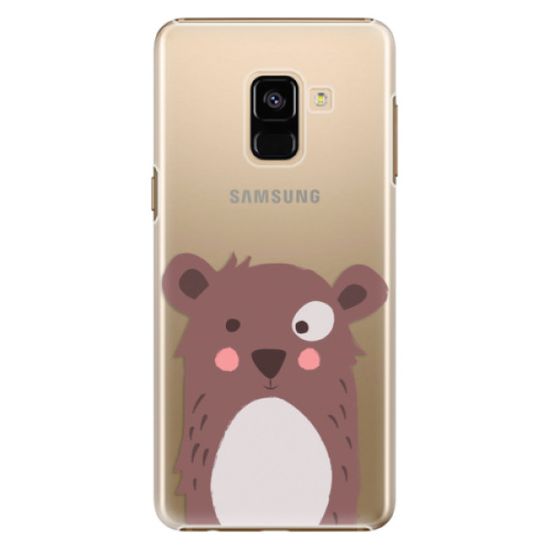 iSaprio Plastikowa obudowa - Brown Bear na Samsung Galaxy A8 2018