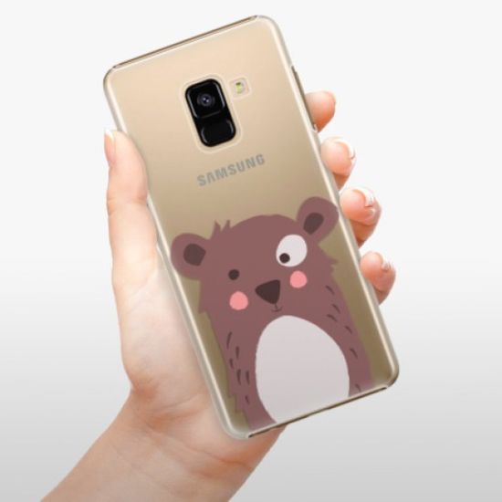 iSaprio Plastikowa obudowa - Brown Bear na Samsung Galaxy A8 2018