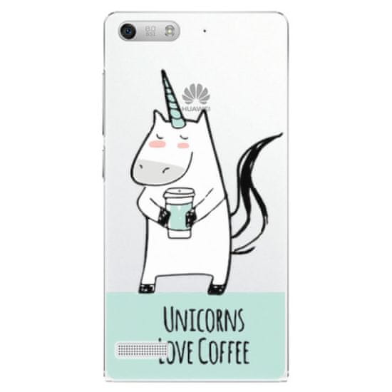 iSaprio Plastikowa obudowa - Unicorns Love Coffee na Huawei Ascend G6