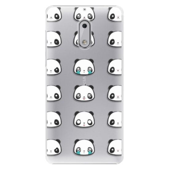 iSaprio Plastikowa obudowa - Panda pattern 01 na Nokia 6
