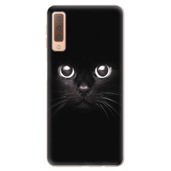 iSaprio Silikonowe etui - Black Cat na Samsung Galaxy A7 (2018)