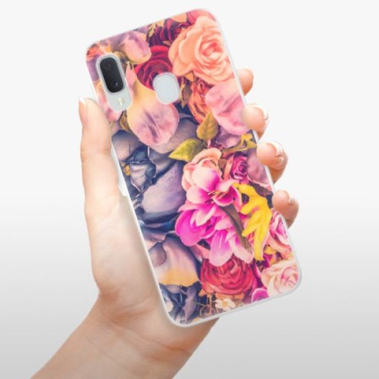 iSaprio Silikonowe etui - Beauty Flowers na Samsung Galaxy A20e