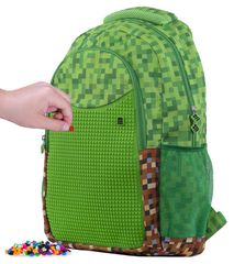 Pixie Crew plecak kreatywny Minecraft zielono-brązowy