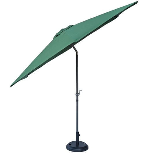 Rojaplast parasol przeciwsłoneczny 300 cm odchylany ciemnozielony