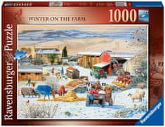 Ravensburger Puzzle 164783 Zima na farmie 1000 sztuk