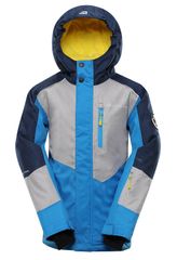 ALPINE PRO kurtka narciarska dziecięca Sandaro 128 - 134 niebieska