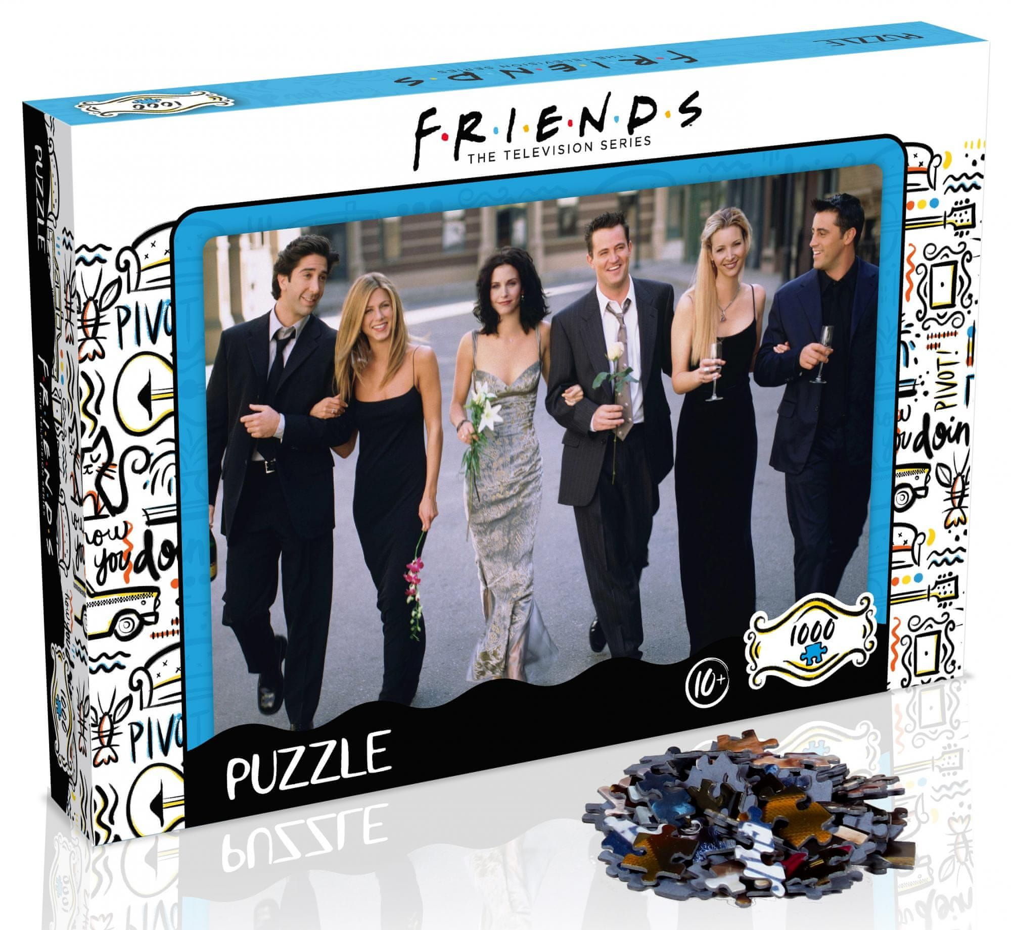 Winning Moves 5036905039604 Friends Puzzle Freunde Milkshake 1000 Teile Mehrfarbig