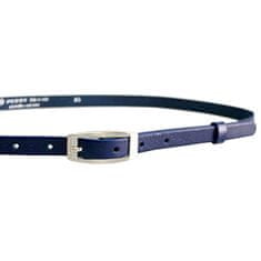 Penny Belts DamskiSkórzana Pas 15-2-56 Ciemnoniebieski (Długość taśmy 105 cm)