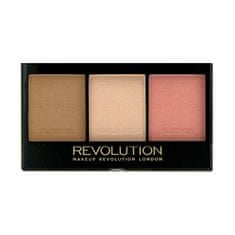 Makeup Revolution Rozjaśnianie twarzy Contour Kit (Ultra Brightening Contour Kit) (cień C01)