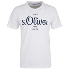 s.Oliver T-shirt męski Regular Fit 130.11.899.12.130.2057432.0100 (Wielkość S)