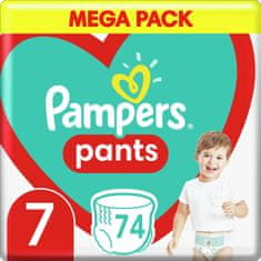 Pampers pieluchomajtki Pants rozmiar 7, 74 szt., 17kg+