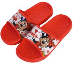 Disney klapki dziewczęce Minnie WD13585_1 24 czerwone