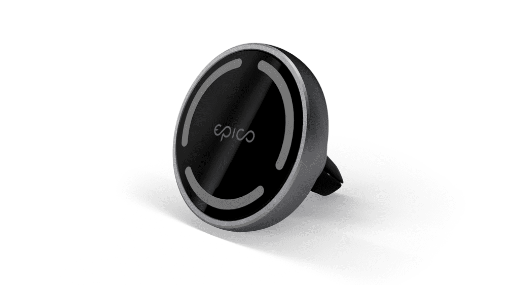 Epico Magnetic Wireless Car Charger (MagSafe compatible) 15W/10W/7,5W + 18W QC 9915111300034