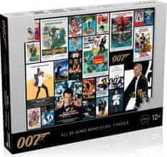Winning Moves Puzzle James Bond 007 Movie poster 1000 elementów