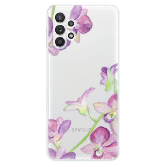 iSaprio Silikonowe etui - Purple Orchid na Samsung Galaxy A32 LTE