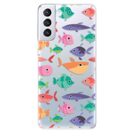 iSaprio Silikonowe etui - Fish pattern 01 na Samsung Galaxy S21+