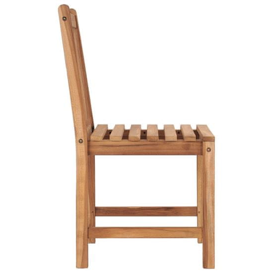 shumee Krzesła ogrodowe z poduszkami, 8 szt., lite drewno tekowe