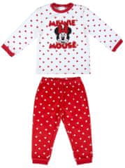 Disney Piżama dziewczęca Minnie 2200006158 80 czerwona