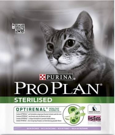 shumee Purina Pro Plan Sterilised Optirenal 400 g - sucha karma dla kotów po sterylizacji z indykiem 400g