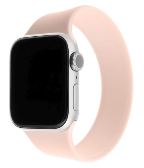 FIXED pasek silikonowy Silicone Strap Apple Watch 42/44mm, rozm. S FIXESST-434-S-PI, różowy