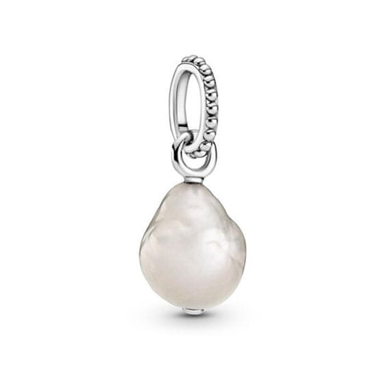 Pandora CzułySrebrnywisiorek z prawdziwą barokową perłą 399427C01