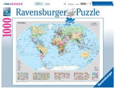 Ravensburger puzzle Polityczna mapa świata, 1000 elementów