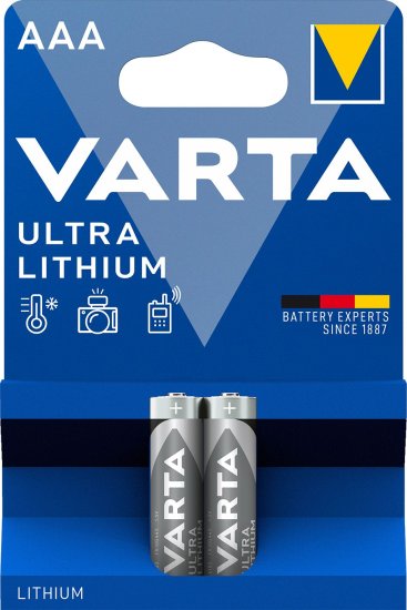 Varta baterie Ultra Lithium 2 AAA