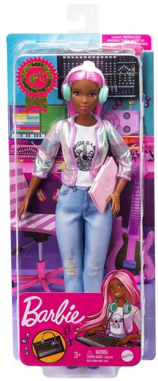 Mattel lalka Barbie producentka muzyczna, czarnoskóra