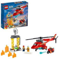 LEGO zestaw City 60281 Strażacki helikopter ratunkowy